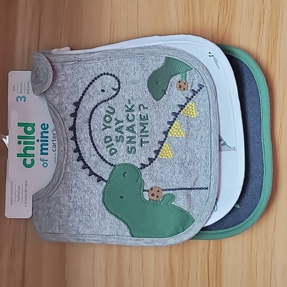 Dinosaur Bibs